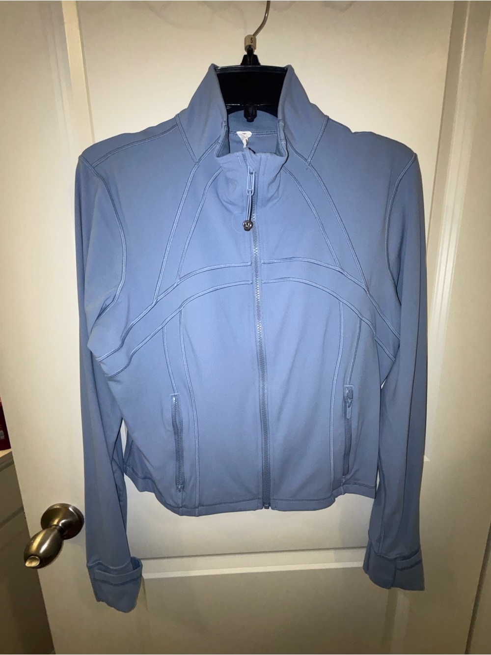 Lululemon Define crop jacket nulu Women’s Light Blue Zip-Up Jacket